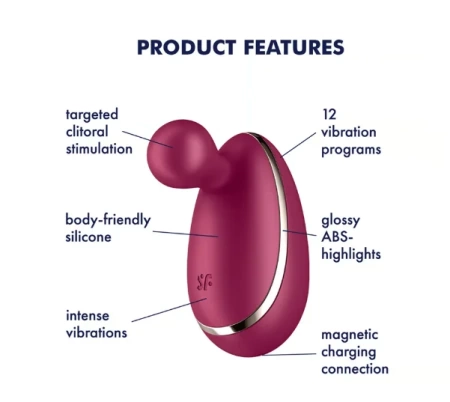 Стимулятор клитора с гибкой головкой - Satisfyer Spot On